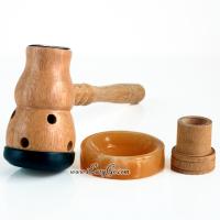 [薰香用]艾草薰香筒(木槌)~{請另選購棕色艾草薰香條.黑色艾草薰香條(白色艾草薰香條)1.2或白色艾草薰香條1.8公分使用}