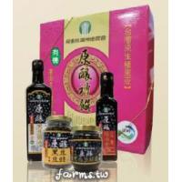 [滿州鄉農會]滿州農會原釀禮饌(原釀黑豆-醬油500ml+蔭油膏210ml+豆鼓180ml+豆鼓醬180ml)*1盒