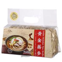 (麵條上有蕎麥點-自然現象,介意請少量購買哦~)[玉民-台灣黃金蕎麥] 玉民黃金蕎麥黃金麵(全素600g紅標)*1袋