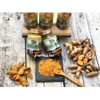 [薑麻園-神農薑麻] 紅薑黃粉50g*1瓶~有效期至2026/1月