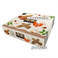 銷售一空[富強森-強森先生] 愛餡土雞蛋捲-經典花生(18g*8支-單包裝)*1盒~台灣土雞蛋 無添加