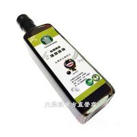 [滿州鄉農會]滿州農會有機黑豆薄鹽醬油500ml*1玻璃罐